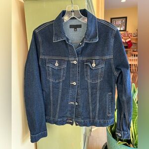 Uniqlo Dark Wash Blue Women's Denim Jacket Size Medium